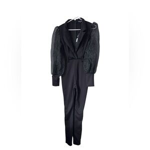 Women’s New Black Jumpsuit Fashion Nova Sz Large